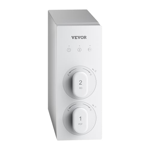 VEVOR Sistema de ósmosis inversa 8 etapas sin tanque 600 GPD, filtro de agua con grifo de pantalla inteligente, 2:1 puro a drenaje, compacto