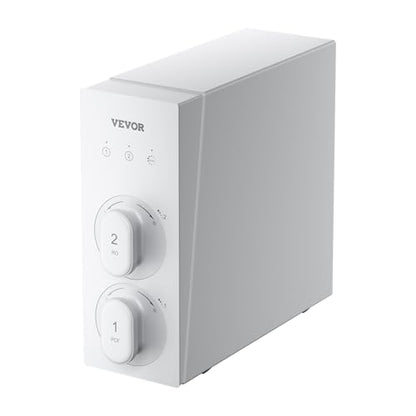 VEVOR Sistema de ósmosis inversa 8 etapas sin tanque 600 GPD, filtro de agua con grifo de pantalla inteligente, 2:1 puro a drenaje, compacto