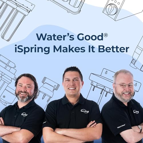 iSpring RCC7AK Ósmosis Inversa 6 Etapas 75 GPD con Remineralización PH+, NSF 58, Bajo Fregadero, Grifo Patentado, Fácil Instalación