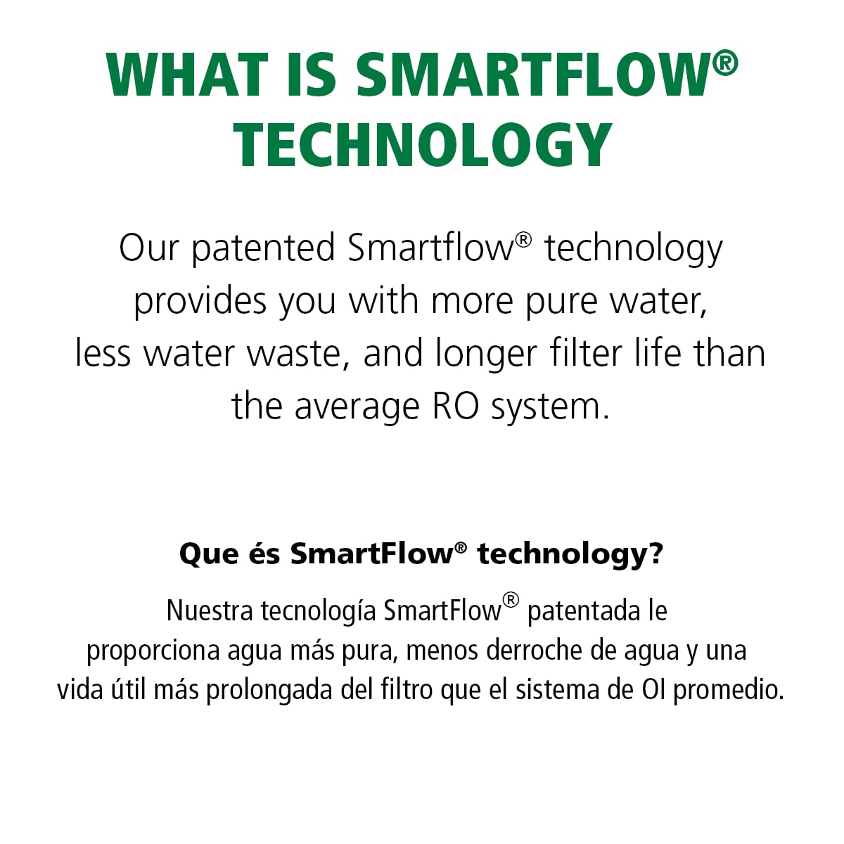 AO Smith Sistema de ósmosis inversa alta eficiencia SmartFlow™, RO bajo fregadero con grifo y tanque compacto, filtra cloro y contaminantes