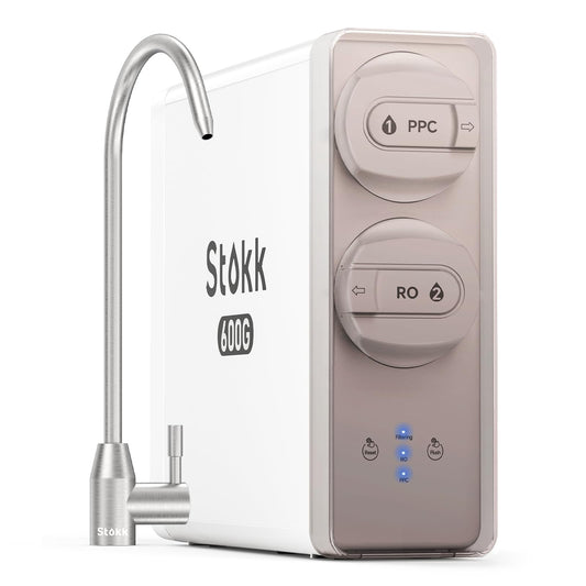 Stokk Ósmosis Inversa Sin Depósito, Filtración Bajo Fregadero, Flujo Rápido, 2:1 Puro-Drenaje, Reduce Contaminantes